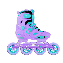 Pro Hard Boot 3 Big Wheel 110mm Junior Freestyle Skates: Outdoor Urban Roller Skates for Kids