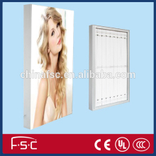 Free standing aluminum lightbox led fabric with customized size