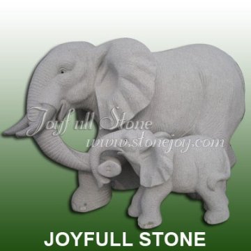 Elephant Stone Carving, Granite elephant sculpture