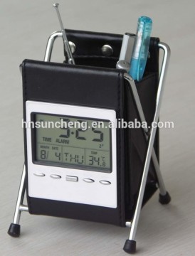 high quality leather pen holder pen container