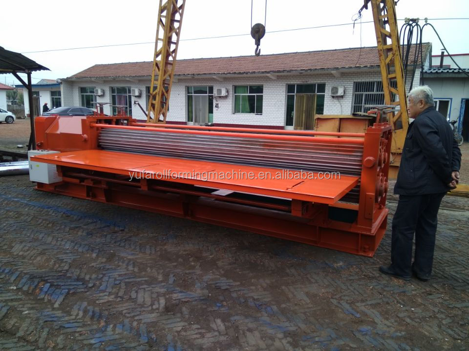 8feetGalvanized steel barrel corrugated roofing sheet machine