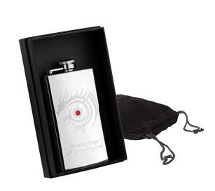 High Quality Leather-wrapped Hip Flask