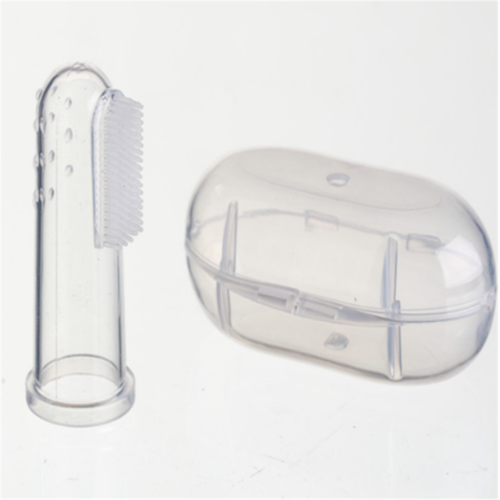 Bezpieczna silikonowa szczoteczka do zębów dla niemowląt