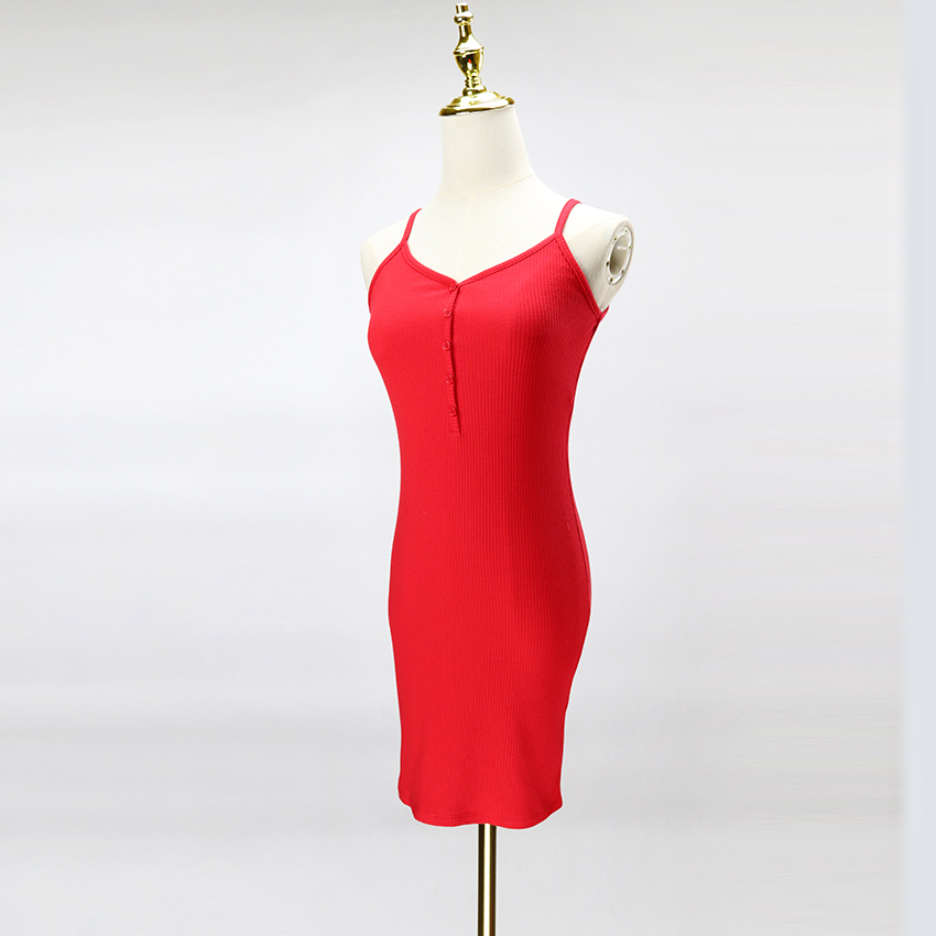 Ряное вязаное платье Rib Knit Dress