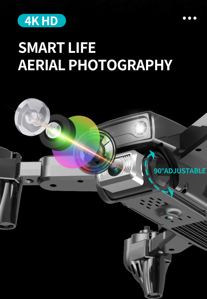 2020 new item CSJ S173 2.4G Wifi FPV Foldable Professional quadcopter drone 12mins flight With Camera Height Hold Mode
