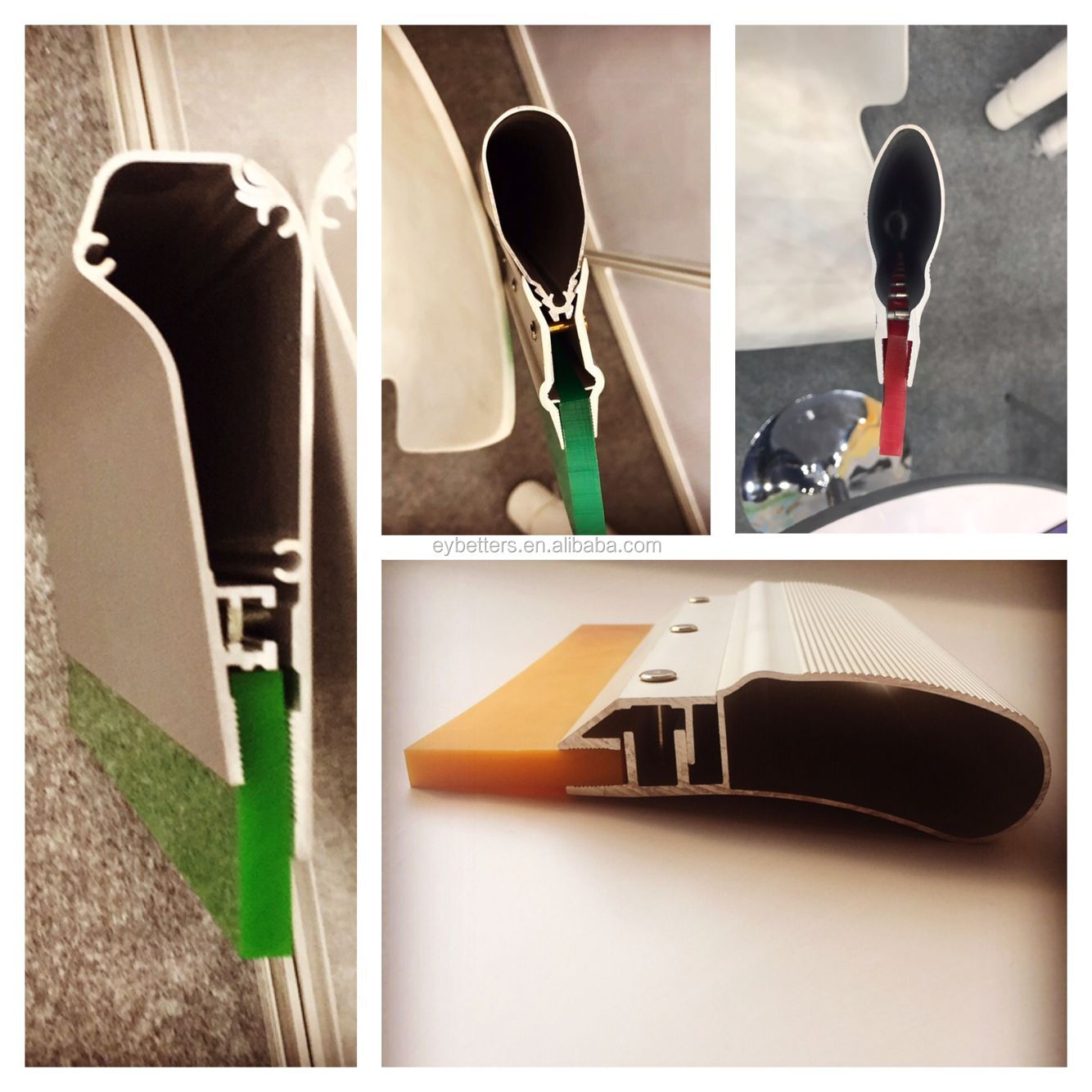 Long handle felt screen printing squeegee wooden squeegee handle