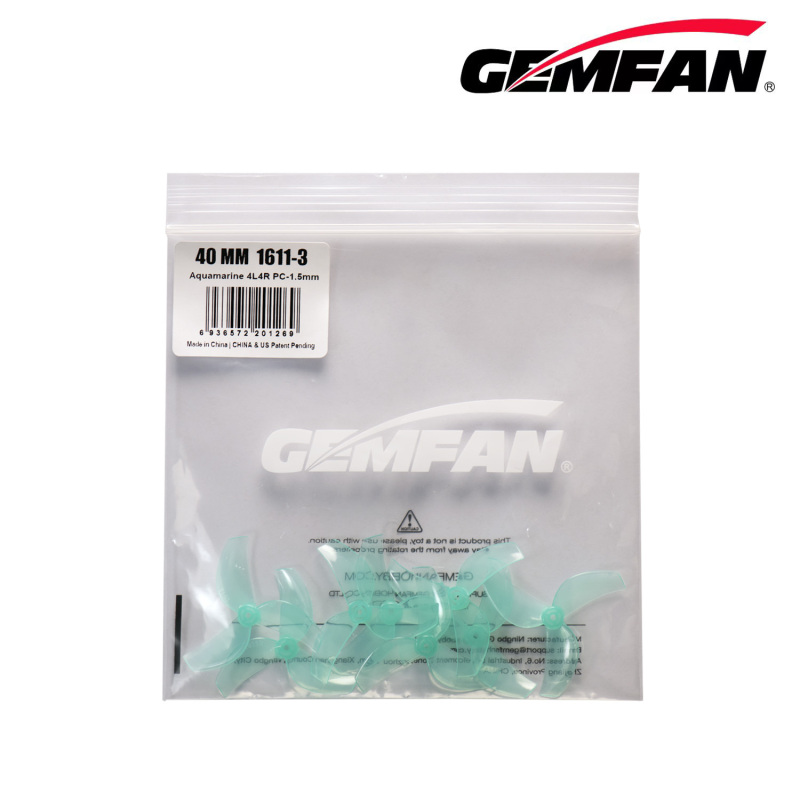 Gemfan New FPV Props 40mm 1611 3-Blade Quadcopter Drone Propellers