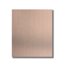 Wiredrawing PVC Film Laminated Stainless Steel Sheets for Electric Ovens