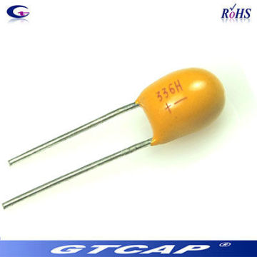Dipped tantalum capacitor 25V 100uf x2 capacitor 1.5uf