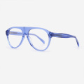 Aviator Oversize Acetate Women's Optical Frames 23A3080