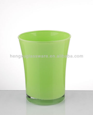 Elegant Colored Glass Vase