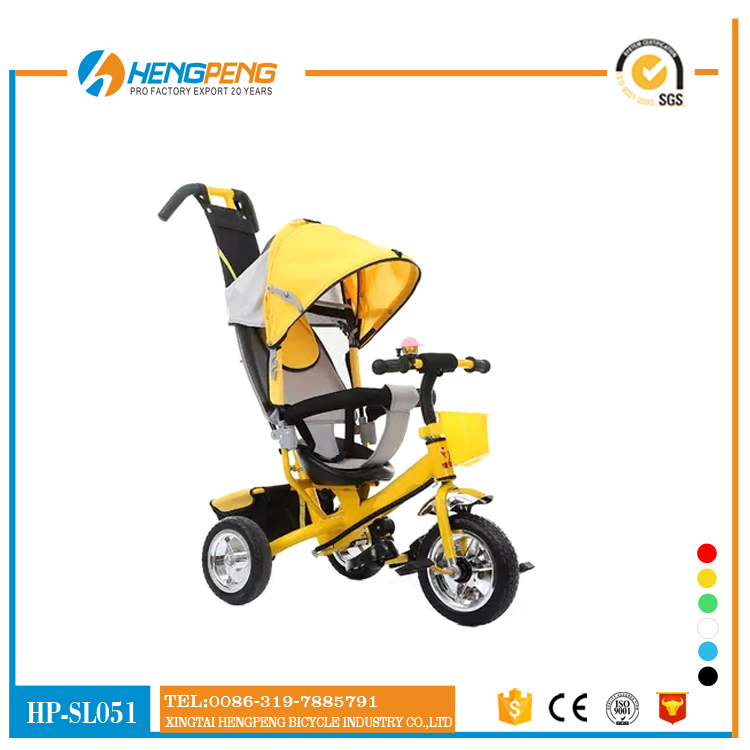 Push bar tricycles