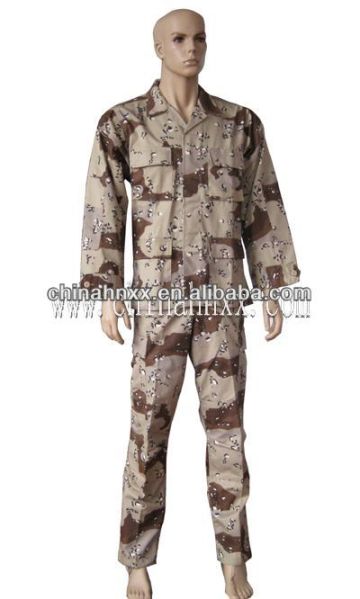 6 Color Desert Camouflage uniform