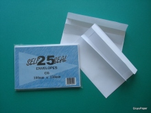 Gift Envelope Full Print Manilla Lick & Stick C4 Copperplate Paper Envelope Windows Craft Envelope Security Air Mail Self Seal