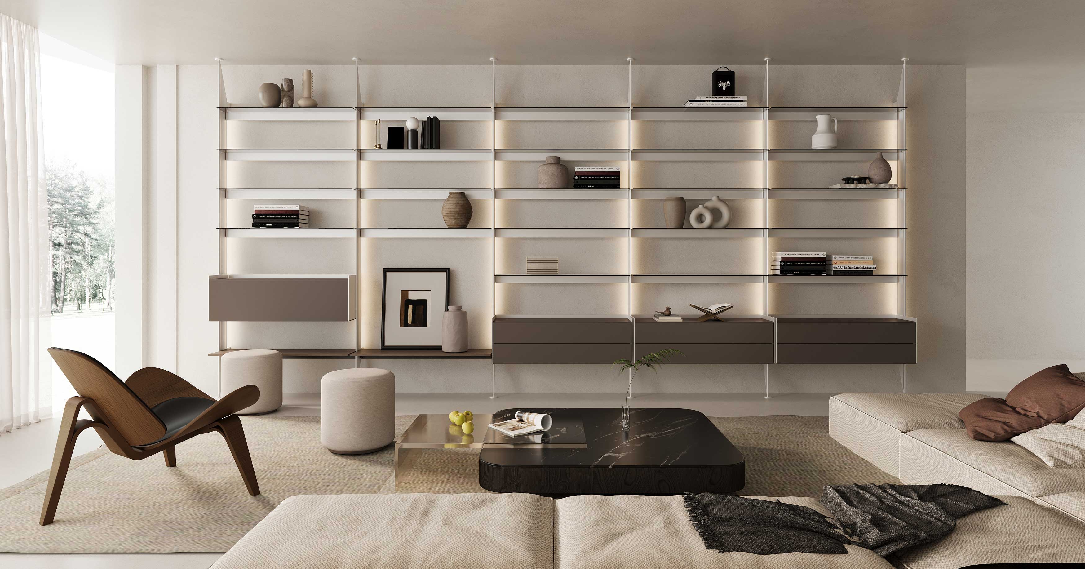 sistema de coluna montado na parede 1