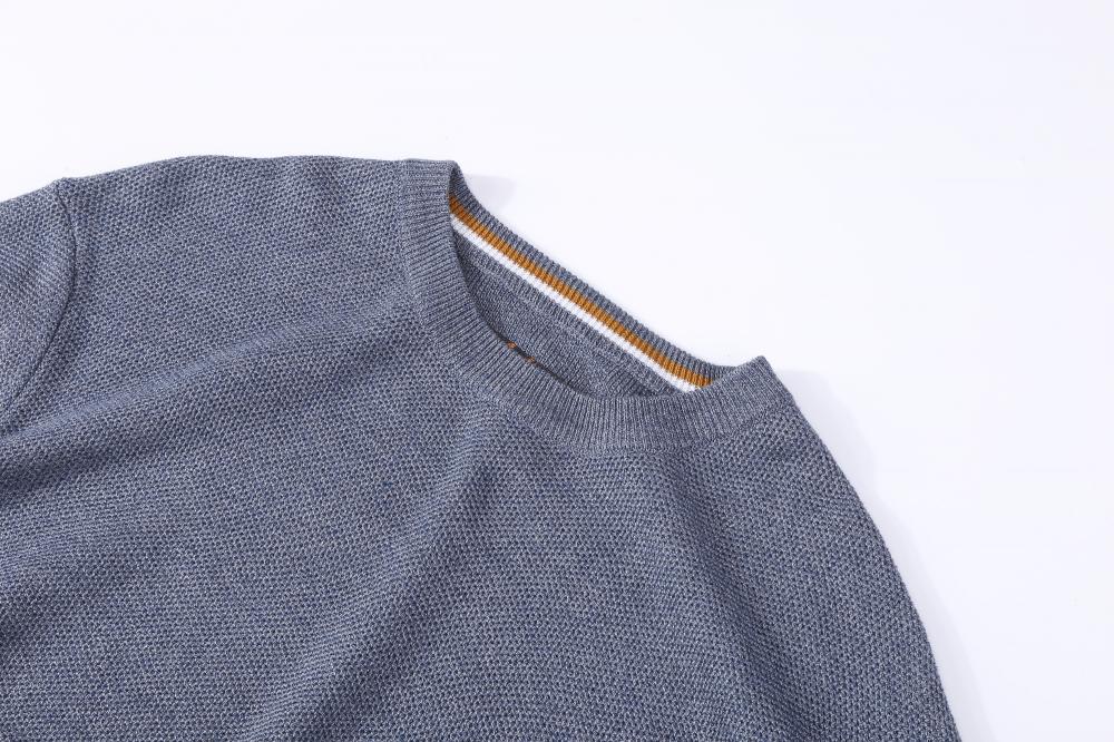 Pullover girocollo oversize lavorato a maglia da uomo