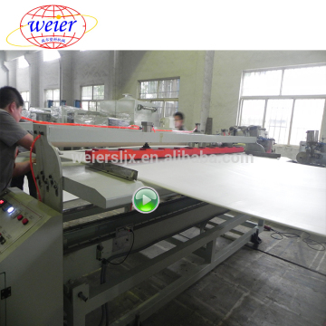 Plastic PP PE hollow sheet grid borad making machine sale