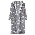 Men's Warm Flannel Bathrobe