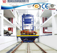 Fully automatic smart car park stacking system