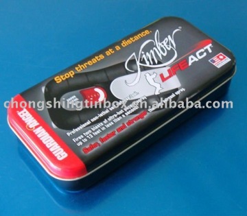 Embossed Pencil Tin Box For School