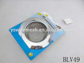 Stainless steel mesh sink strainer/stainless kitchen mesh strainer/mesh strainer set