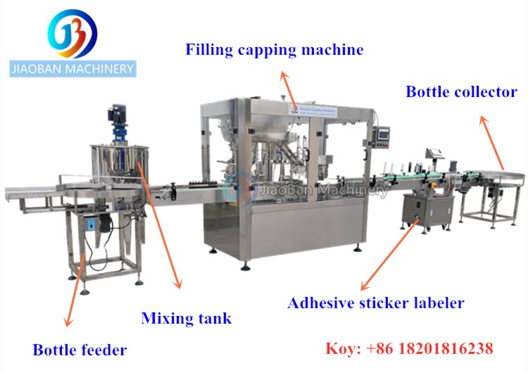 JB-JG4 Automatic shampoo bottle filling machine piston pump cosmetics filling capping machine Shanghai factory filling equipment