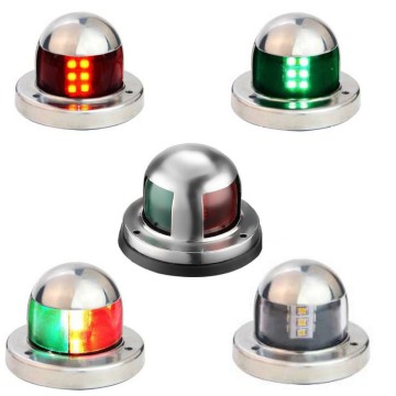 12V Stainless Steel Marine Boat LED Navigation Lights
