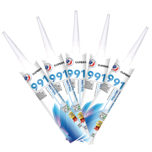 Home improvement odorless mildew resistant glass sealant