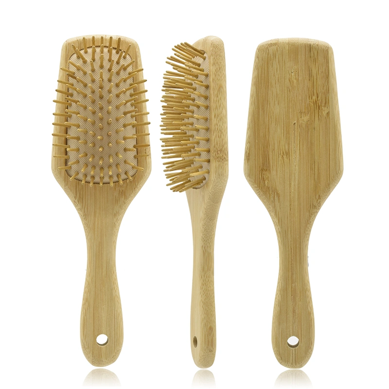 Eco Friendly Wood Massage Hair Brush Detangling Hair Brush