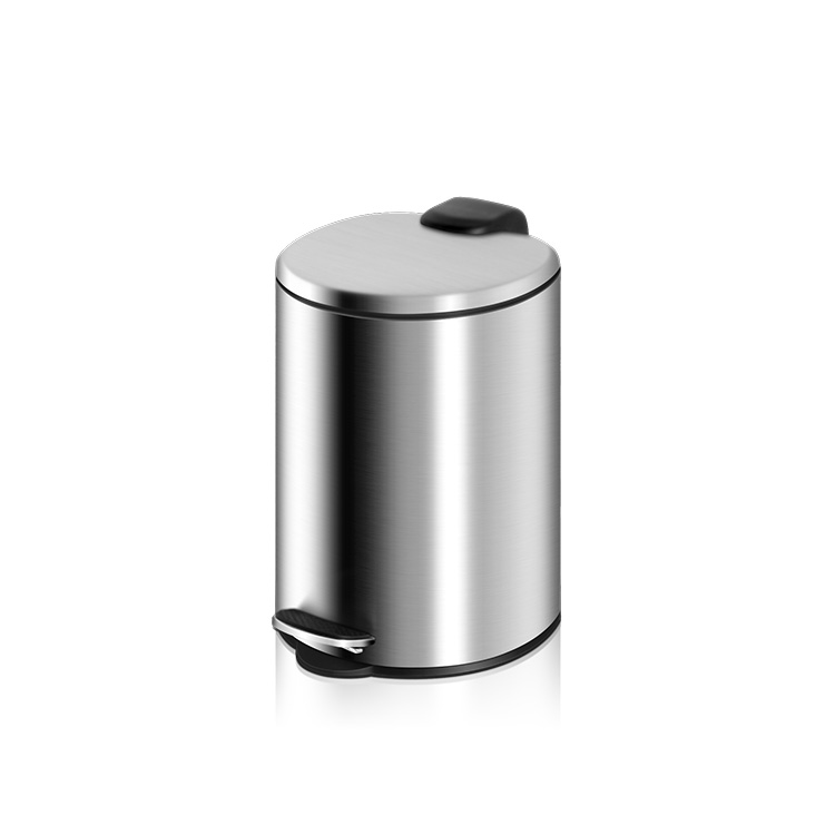 stainless steel trash can