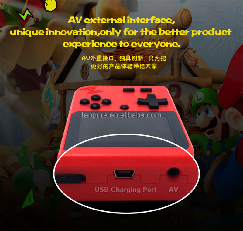 Factory Price Retro Game Console Portable Classic Mini Game Console 8 Bit 168 Game Console Player