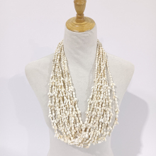 One Dozen Strands Nassa Shell Necklace for Gift Set