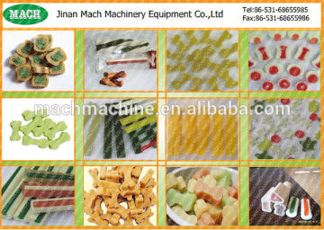 Full automatic chewing pet food production line/chewing pet food machienry