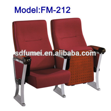 Commercial conference chair with writing tablet