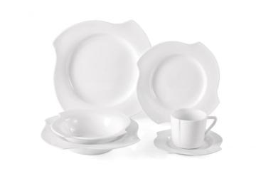 Special shape super white soup plates dinnerware