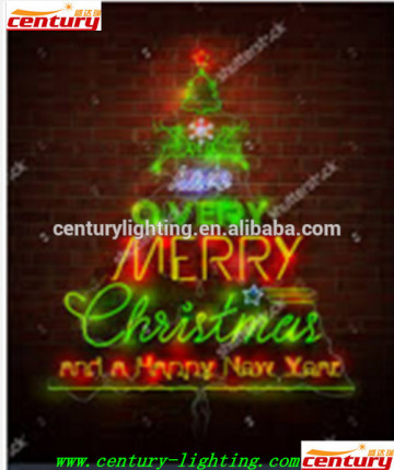 china decorative merry christmas neon sign