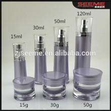 15ml 30ml 50ml Skin care cream contianer set acryl lotion bottle