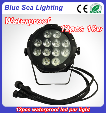 new2016 DMX 12x18w waterproof power par can light