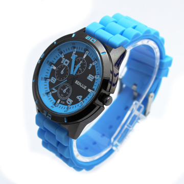 Waterproof Silicone Rubber Bracelet Watch