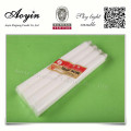 Bougie blanche 38g Bougies coniques blanches du Ghana sans goutte