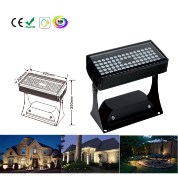 Outdoor flood light for single building lighting