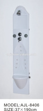 AJL-8408 black glass hot sale shower panel/shower column