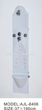 AJL-8408 black glass hot sale shower panel/shower column