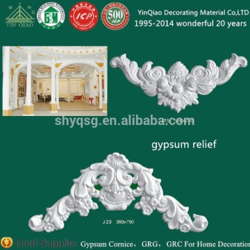 Gypsum Relief for Wall/Ceiling Decoration gypsum/Plaster Relief Cornices