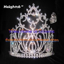 Luxury Clear Diamond National Queen Crowns