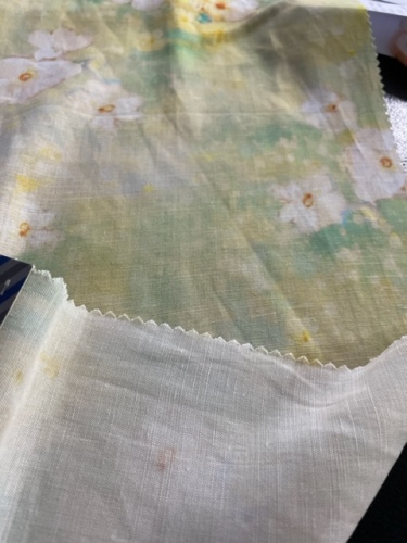 Tencel Rayon Linen in lino morbido tessuto per il vestito da donna in estate