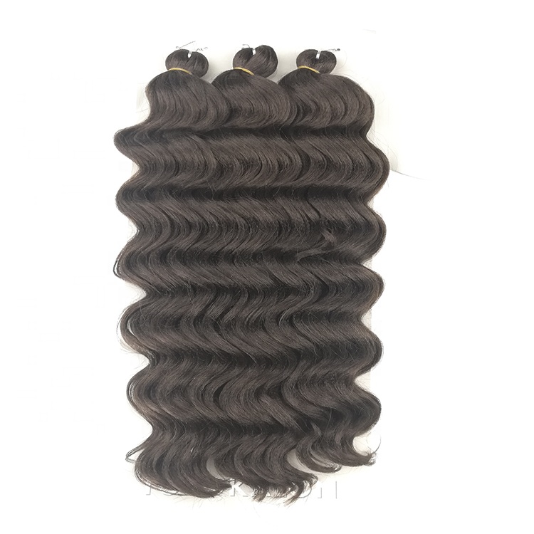 distributor wholesale deep wave hair braid products kenya crochet braid hair extension 3x ocean wave