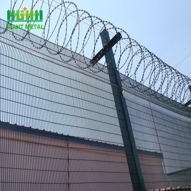 Powder coated anti-climbing 358 security fencing