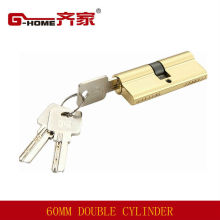 euro lock cylinders 60mm double side brass cylinder