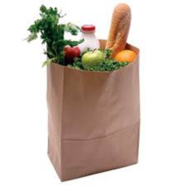 kraft take away bags